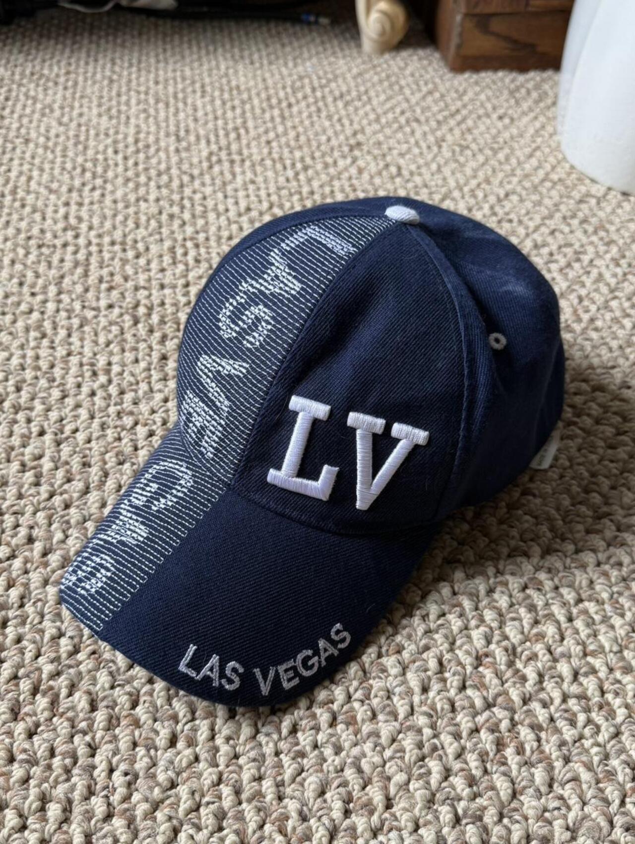 Navy Blue Las Vegas Cap Hat